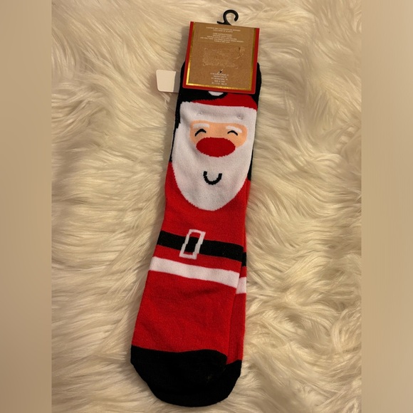 Christmas Santa Long Socks with musical Santa’s - Picture 3 of 4